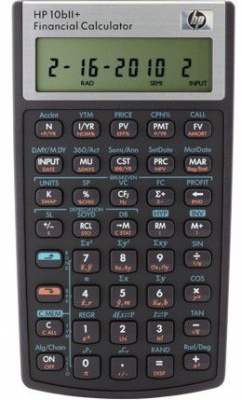Photo of HP 10Bii Financial Calculator