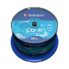 Photo of Verbatim 43351 52X CD-R 700MB AZO Extra Protection - 50 Spindle Pack