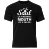 Think Out Loud Mens "Soul of a Mermaid Mouth of a Sailor" Short Sleeve Photo