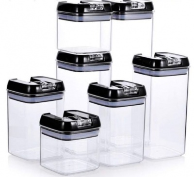 Air tight Food Storage Containers Set 7 Pieces