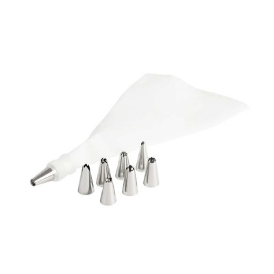 Photo of Upstairs Homeware Icing Cake Decorating Set with 8 Stainless Steel Nozzles
