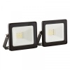Eurolux LED Floodlight - 10 Watt - Twin Pack Photo