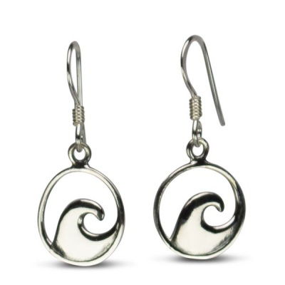 Photo of Trans Continental Marketing - Wickedly Wonderful Silver Wave Earrings