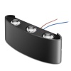 MrUL-Outdoor Wall Lamp 6x1w Cob Black Photo