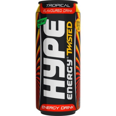 Photo of Hype Energy Drinks Hype Energy Drink - Twisted Tropical - Tropical Flavour Drink -