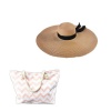 Cubana Sun Hat For Women Brown Tote Beach Bag Photo