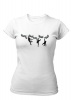 PepperSt Ladies White T-Shirt - Monkeys Photo