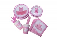 Party Paper Tableware Cutlery Set Ballet Theme