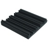 Hush Echo Metro Acoustic Foam Sound Panel - Black - 30cmx30cm Photo
