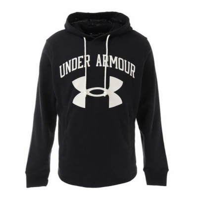 Photo of Under Armour Men's RIVAL TERRY Big Logo HD Hoodie - Black