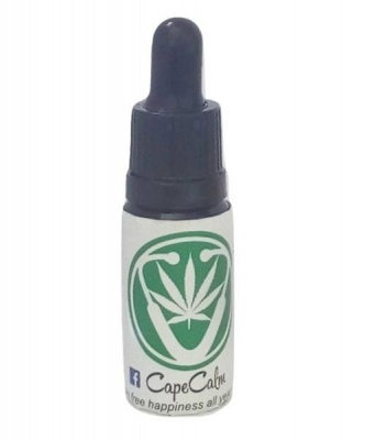 Photo of CapeCalm CBD Drops. Pain fee happiness all year round!
