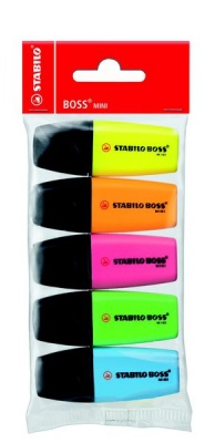 Photo of Stabilo Boss Mini Highlighters - 5 Pack