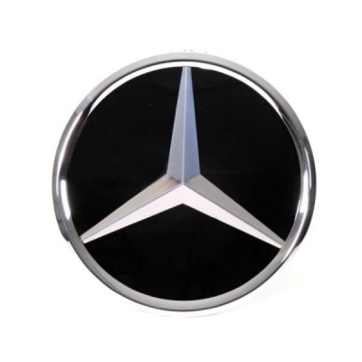 Glass Mirror Badge for Mercedes W205 Main Grille