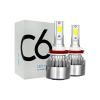 C6 H4 White 36W 3800LM Headlights