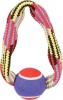 Zolux Tennis Ball Rope Toy 23cm Photo
