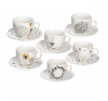 Tognana Goldy New Bone China Tea Cup & Saucer Set of 6 Photo
