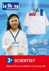 Scientist Role Play Costume Set with Goggles and Scientific Instruments Photo