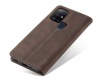 Happy Dayz Samsung A21s Leather Flip Cover Dark Brown Photo