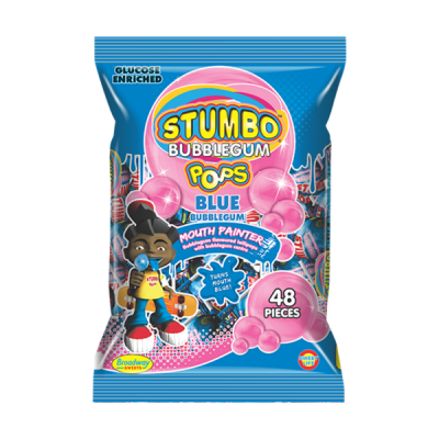 Broadway Sweets Stumbo Lollipops Mouth Painter Blue Bubblegum