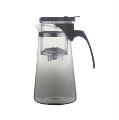 Multifunctional Glass Teapot With Tea Infuser Steep Chamber 650ml
