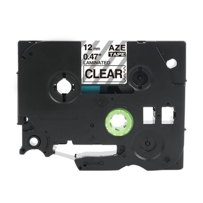 Photo of Label Pro Compatible Brother TZ-131 Black On Clear Label Tape Cartridge 12mm - 2 pack