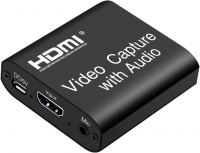 4K 1080P HDMI Video Capture to USB with Audio Video Loop Out for Laptop PC
