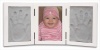 Babycraft White Three Frame and Clay Handprint Kit Photo