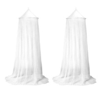 Upstairs Homeware Mosquito Net Double Bed Pack of 2