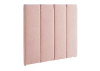 Makhutla Flat Panel Upholstered Headboard Blush Pink