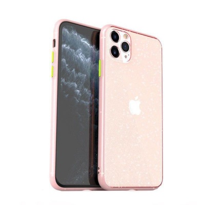 Photo of Case Candy Transparent TPU Glitter Cover for iPhone 11 Pro Max - Pink