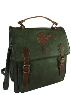 Photo of Vivace- Top Handle Handbag Hard & High Quality PU Leather- Green