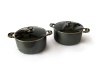 Grey Klassic Non-Stick 32cm & 34cm Casserole Pots Set Photo