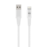 xqisit Extra Strong Braided Lightning to USB A 200cm White