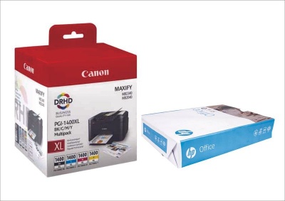 Photo of Canon PG1400xl Multipack Ink and Paper Bundle