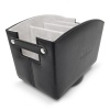 Space TV Make up and Sundry Item 4 Pocket Black PU Leather Rotating Organiser Photo