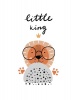 Wall Décor Canvas Art Prints for Baby Nursery: Little King Lion Photo