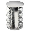 Frosted - 16 Jar Rotating Stainless Steel Spice Rack Photo