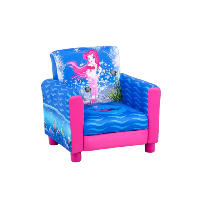 Photo of LASA Little Girl Armchair Children’s Sofa Cloth Cover Theme Mermaid