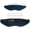 Adjustable Ultra-Soft 3D Memory Cotton Sleep Eye Mask - Navy Photo