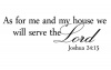 Spoonkie Sticker Art: Wall Sticker - Bible: Joshua 24:15 Photo