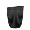 HuskeeCup - Reusable On-the-go Coffee Cup 235ml Charcoal with Lid Photo