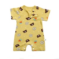 All Heart Short Sleeve Baby Grow With Bears And Cookies Prints