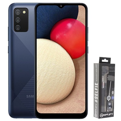 Photo of Samsung A02s DS Blue Selfie Stick Cellphone