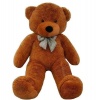 MaggieG Xtra Large Giant Cuddly Plush Bear with Bowtie - Dark Brown - 180cm Photo