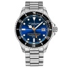 Stuhrling Original Men's Stainless Steel Automatic Watch Blue Face Photo