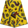Vlisco Hollandaise wax-Yellow slugs Ankara Photo