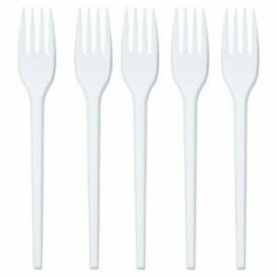Photo of Disposable Plastic Forks 250 Piece Per Pack