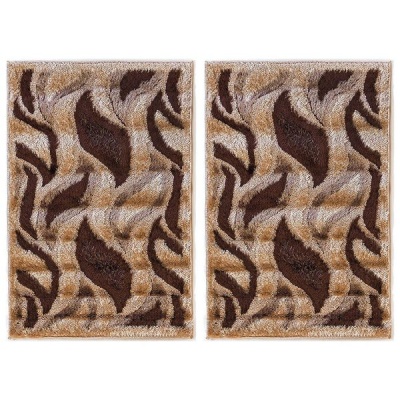 Photo of Lush Living Rug Pastel - Beige Brown - 80 x 120cm - Pack of 2
