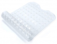 Transparent Non Slip PVC Bath Shower Mat with Suction Cups Polka Dots