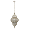 Zebbies Lighting - Amina Large - Silver Moroccan 1 Light Pendant Photo